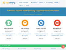Tablet Screenshot of joombooking.com